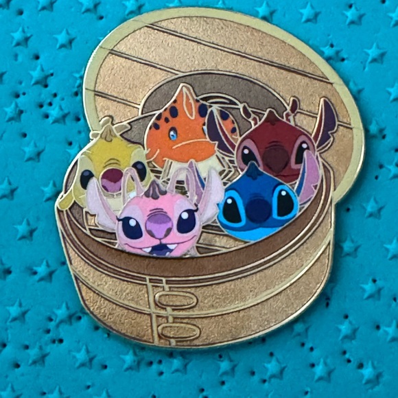 Disney Stitch Jumbo Fantasy Colorful Cartoon Bao Enamel Pin - Picture 1 of 1